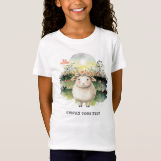 Niedliches Blatt mit benutzerdefiniertem Text T-Shirt