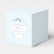 Niedliches blaues Bugband-Preppy-Boy-Babydusche