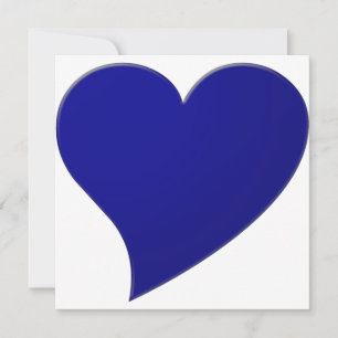 Niedliches blaues Großherz moderne Valentiner Tage