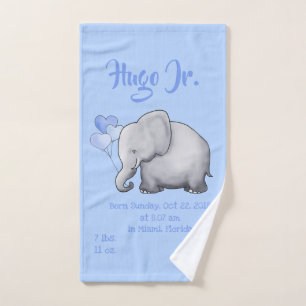 Niedliches blaues handtuch