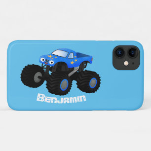 Niedliches blaues Monster-LKW-Cartoon Case-Mate iPhone Hülle