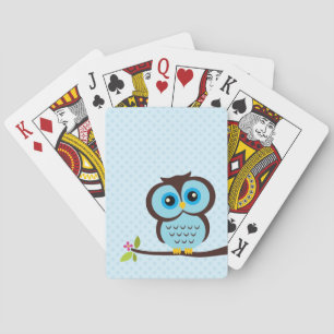 Niedliches Blaues Ohr Spielkarten