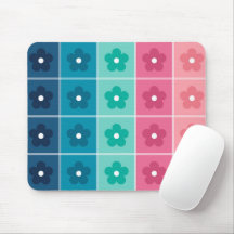 Niedliches Blumenmuster Mouse Pad
