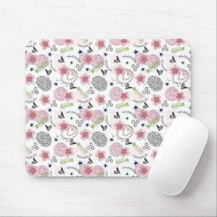 Niedliches Blumenmuster Mousepad