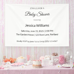 Niedliches Boho Baby Duschgeschlecht neutral, anpa Banner
