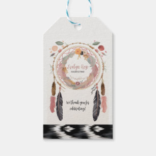 Niedliches Boho Dreamcatcher Baby Dusche Party Geschenkanhänger