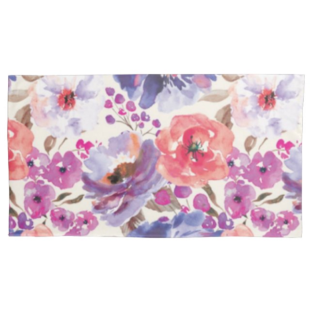 Niedliches boho floral Design Kissenbezug (Vorderseite)