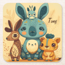 Niedliches boho florales Kaninchen