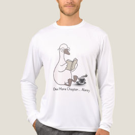 Niedliches Booklet Duck Reading mit Coffee T-Shirt Tri-Blend Shirt