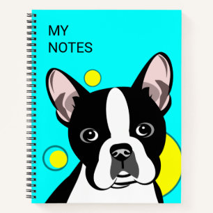Niedliches Boston Terrier Kids Notebook Notizbuch