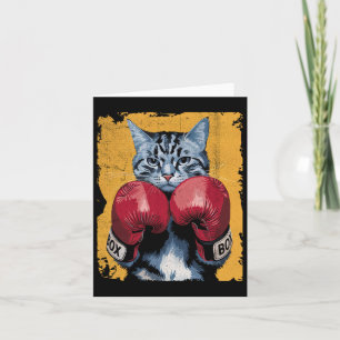 Niedliches Boxen Boxen Handschuhe Sportler Frauen  Karte