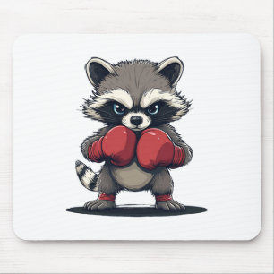 Niedliches Boxraccocktail für Sport und Handschuhe Mousepad