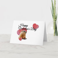 Niedliches braunes Guinea Schwein Glücklicher Vale