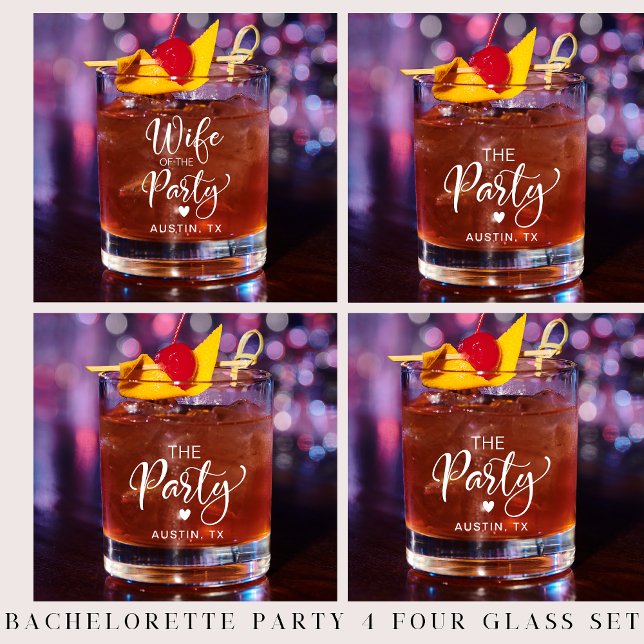 Niedliches Bridal Junggeselinnen-Abschied Set von  Whiskyglas (Von Creator hochgeladen)