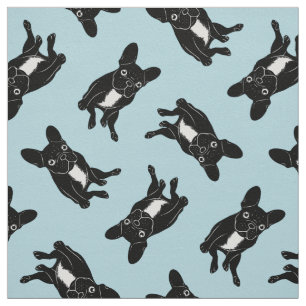 Niedliches brindle Frenchie in der schwarzen u. Stoff