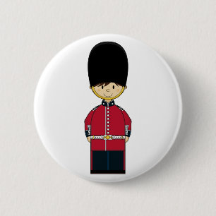Niedliches britisches königliches Schutz-Abzeiche Button