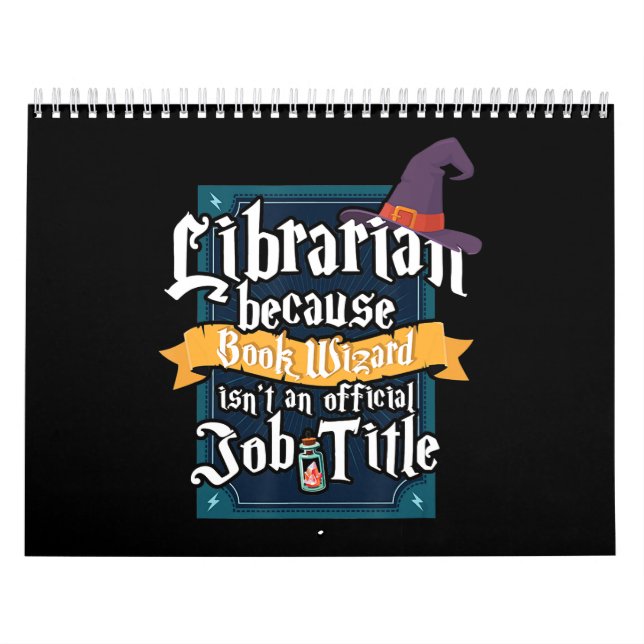 Niedliches Buch Lover Librarian Present Books Kalender (Titelbild)