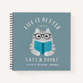 Niedliches Buch Lover Reading Custom Journal