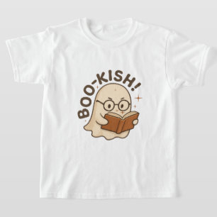 Niedliches Buch Reading Ghost Funny Bookworween Ha T-Shirt