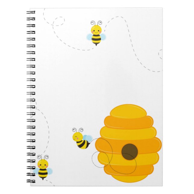 Niedliches BumblebeNotebook Notizblock (Vorderseite)