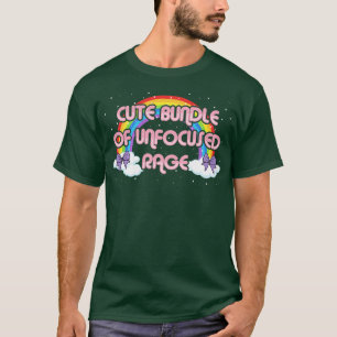 Niedliches Bündel von unfokussierter Rage Funny Pa T-Shirt