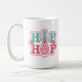 Niedliches Bunny Egg Hip Hop Happy Oaster Kaffeetasse