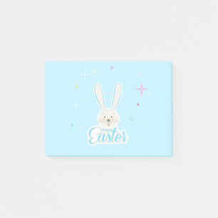 Niedliches Bunny Happy Ostereier Hunt Party Frühja Post-it Klebezettel