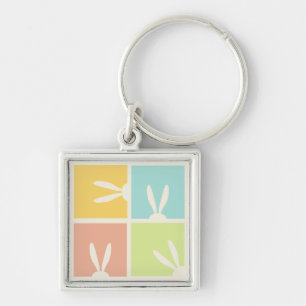 Niedliches Bunny Happy Ostereier Hunt Party Frühja Schlüsselanhänger