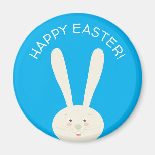 Niedliches Bunny Happy Ostereier Hunt Party Magnet