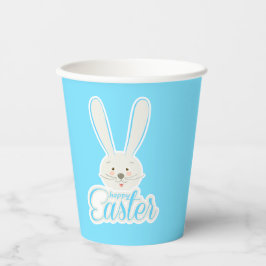 Niedliches Bunny Happy Osterfeier Party Pappbecher