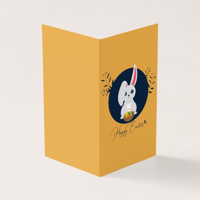 Niedliches Bunny Happy Osterpack mit 25 Mini Cards (Vorderseite)