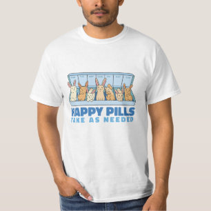 NIEDLICHES BUNNY HAPPY PILLS BOX T-Shirt