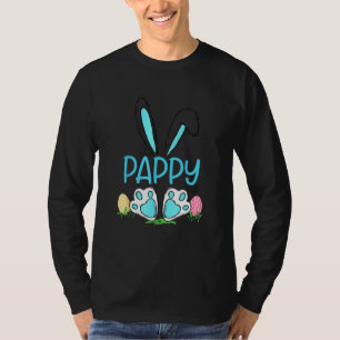 Niedliches Bunny Oars Osterpappel Matching Egg Hun T-Shirt