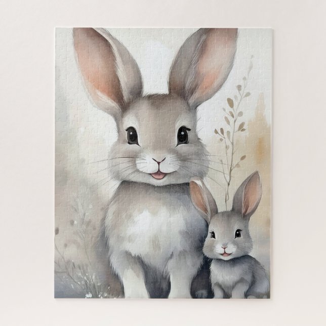 Niedliches Bunny Rabbit Jigsaw Puzzle (Vertikal)