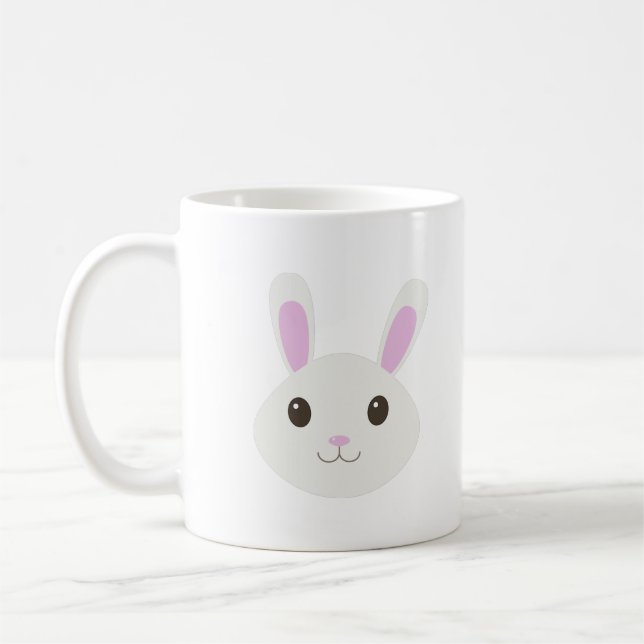 Niedliches Bunny Rabbit Kaffeetasse (Links)
