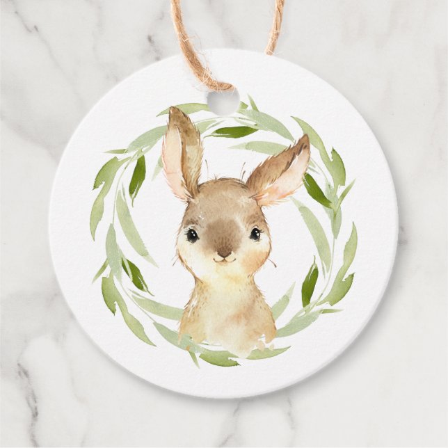 Niedliches Bunny Rabbit Vielen Dank Geschenkanhänger