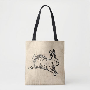 Niedliches Bunny Rabbit Vintage Illustration