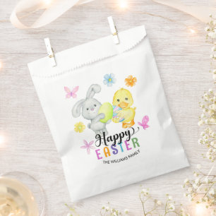 Niedliches Bunny und Chick - Fröhliche Ostern Geschenktütchen