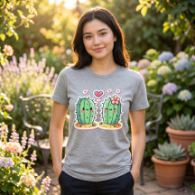 Niedliches Cactus Couple Design