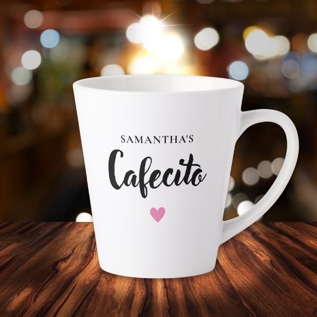 Niedliches Cafecito Personalisiert Latte Tasse (Von Creator hochgeladen)