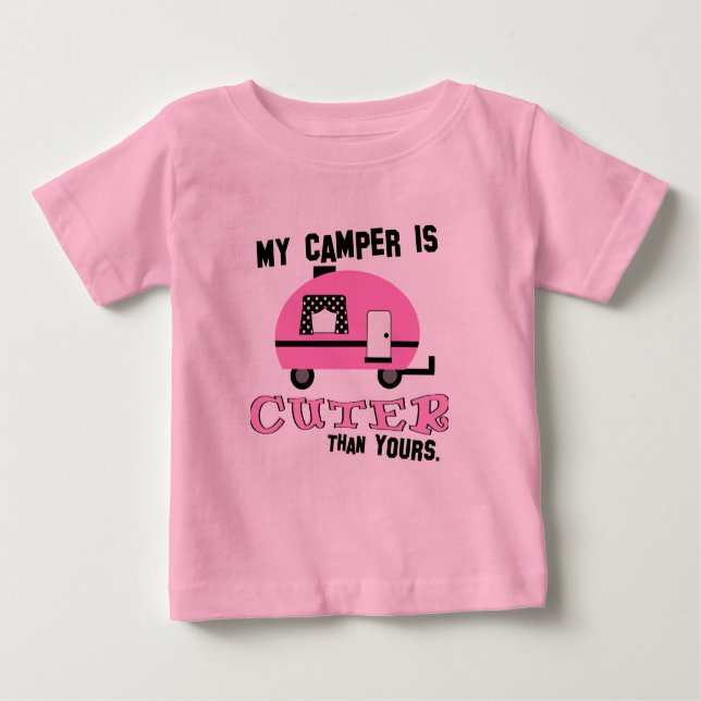 Niedliches Camper Ruffle Shirt für Kleinkinder (Vorderseite)
