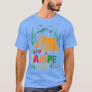 Niedliches Campfeuer Happy Camper Camping Funny Gi T-Shirt