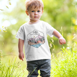Niedliches Camping Baby T-shirt