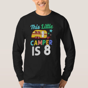 Niedliches Camping Dieser kleine Camper ist 8 Moto T-Shirt