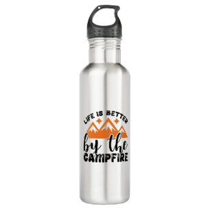 Niedliches Camping Wasserflasche Edelstahlflasche