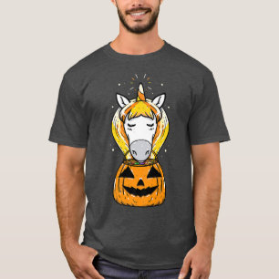 Niedliches Candy Corn Einhorn Halloween für Girls T-Shirt