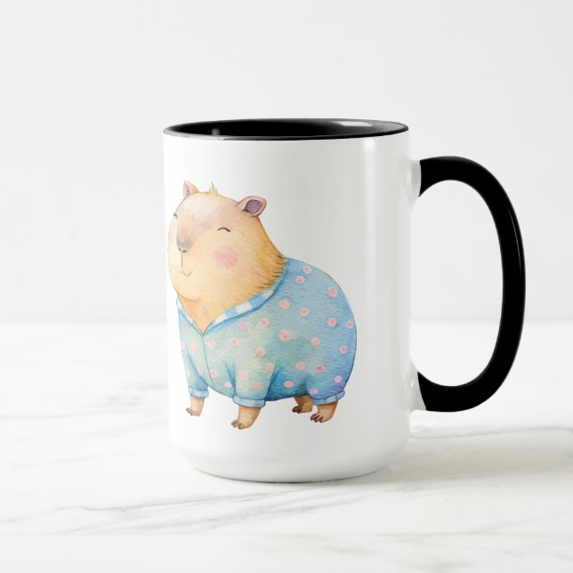 Niedliches Capybara in der Tasse Pajamas (Rechts)