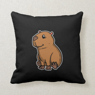 Niedliches Capybara Kostüm Rodent Geschenk Idee Kissen