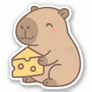 Niedliches Capybara Vinyl Stickers Aufkleber
