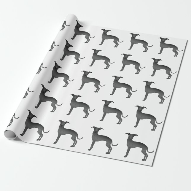 Niedliches Cartoon Dog Pattern Geschenkpapier (Ungerollt)